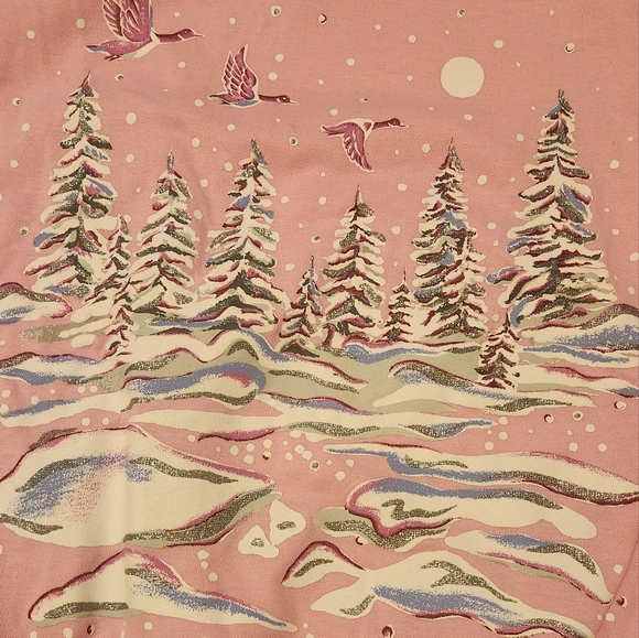 Vtg Winter Crewneck Sweatshirt - Picture 6 of 6